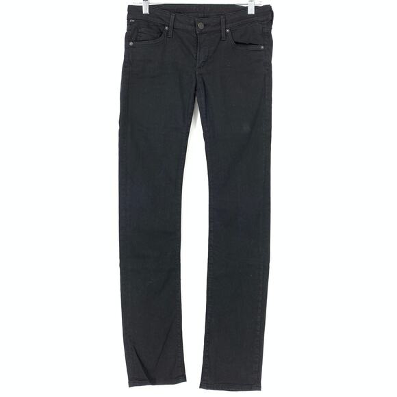 Citizens of Humanity Jeans Women's Sz 27 Avedon Skinny Ankle In Black Diamond - Picture 1 of 9